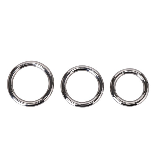 Stainless steel ring metal penis ring cock lock sperm ring adult erotic sex products penis ring exercise forbidden color