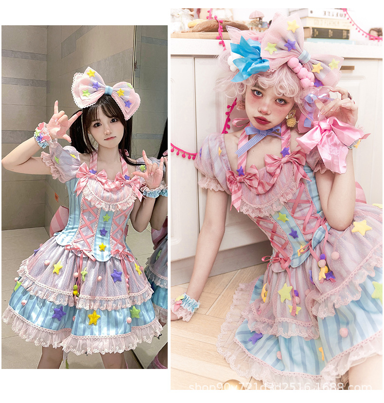 樱姬lolita原创设计正版砂糖魔法op洛丽塔轻lo裙日常连衣裙公主裙-阿里巴巴