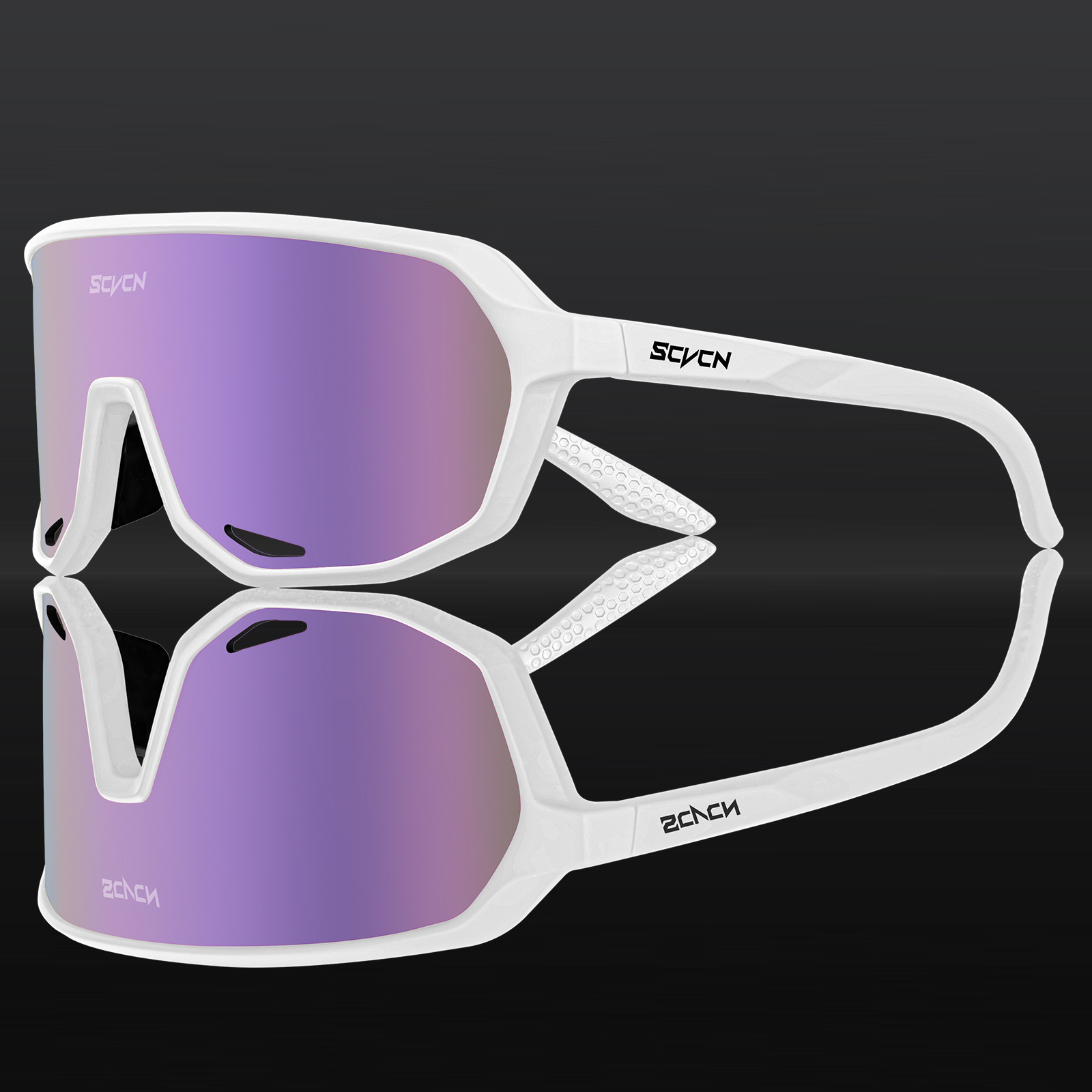 Gafas de Ciclismo Deportivo de PC, Lentes Intercambiables para Deportes al Aire Libre