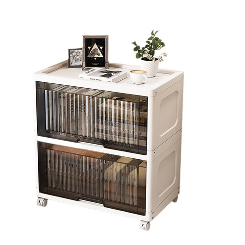 40-70CM Multi-layer Hinged Drawer-style Living Room Kitchen Toy Storage Cabinet Snack Miscellaneous Cabinet Transparent Storage Cabinet
