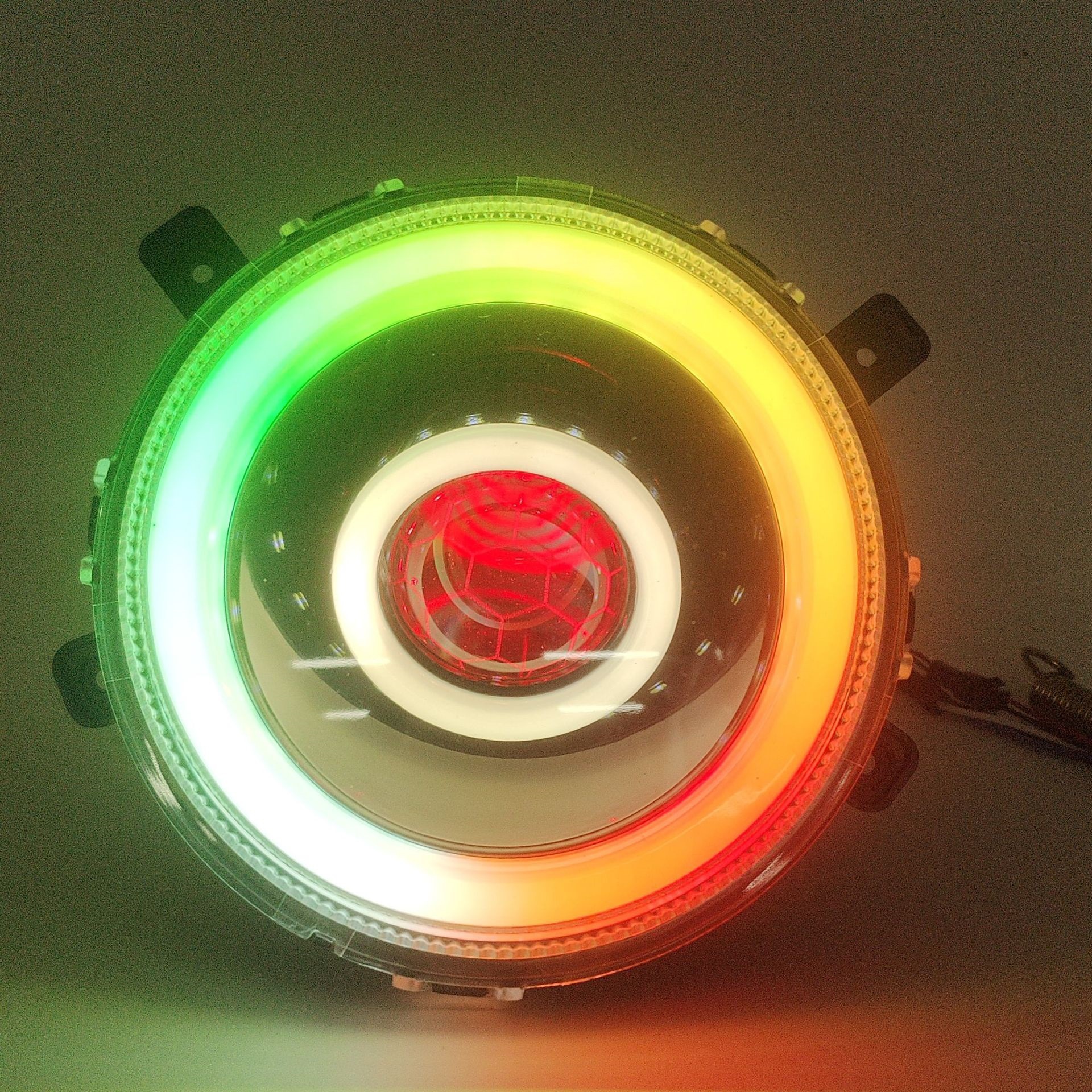 N9Gt Bull Bluetooth Adjustable 12V Honeycomb Headlight Taibang Songjie Jiadi Electric Vehicle Bull N9 Front Headlight