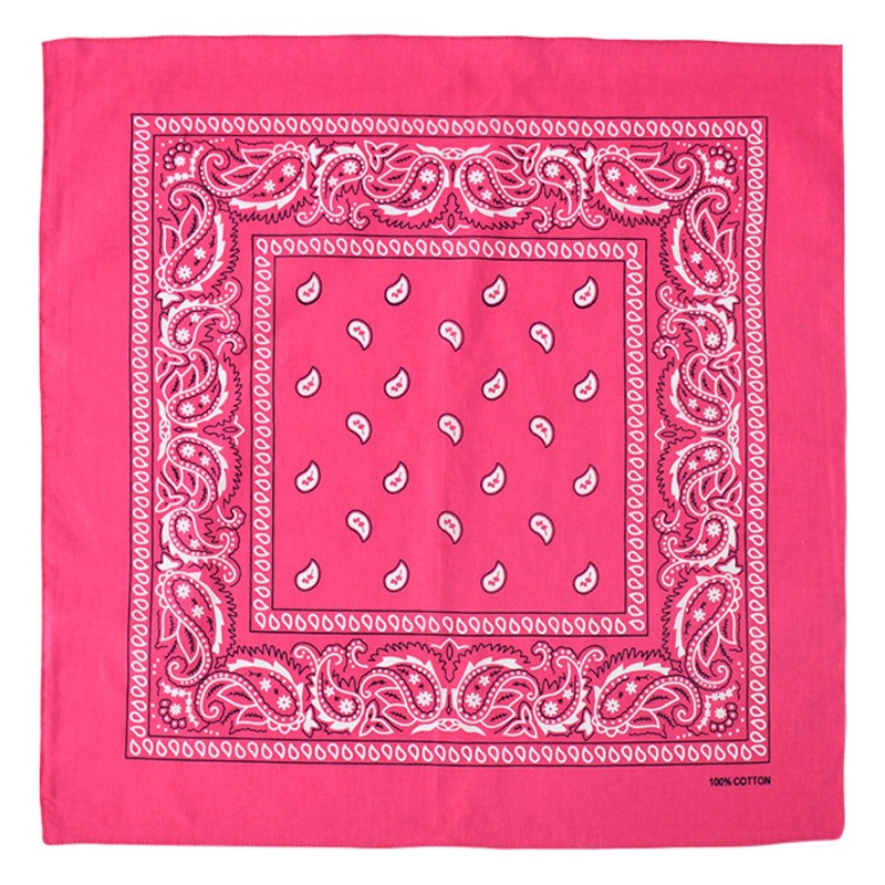 Cross-Border factory direct supply cashew flower headscarf mask wholesale cotton paisley headscarf riding outdoor hip-hop square scarf
