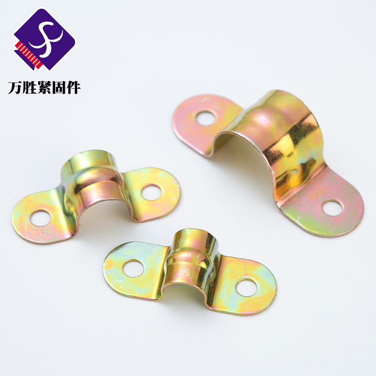 厂家直发现货批发防腐管卡管夹管支架管扣单边水管碳钢骑马卡