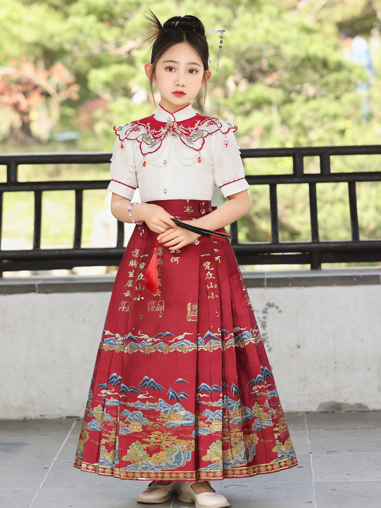 Summer children's retro Hanfu