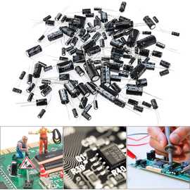 JWCO国产电解电容220UF/16V 6.3*7mm 液晶显示器用电解电容