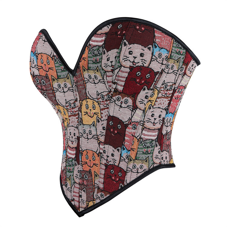 Adorable gato colorido patrón de dama sexy abrazado cintura plástico chaqueta Aliexpress productos de comercio electrónico transfronterizo