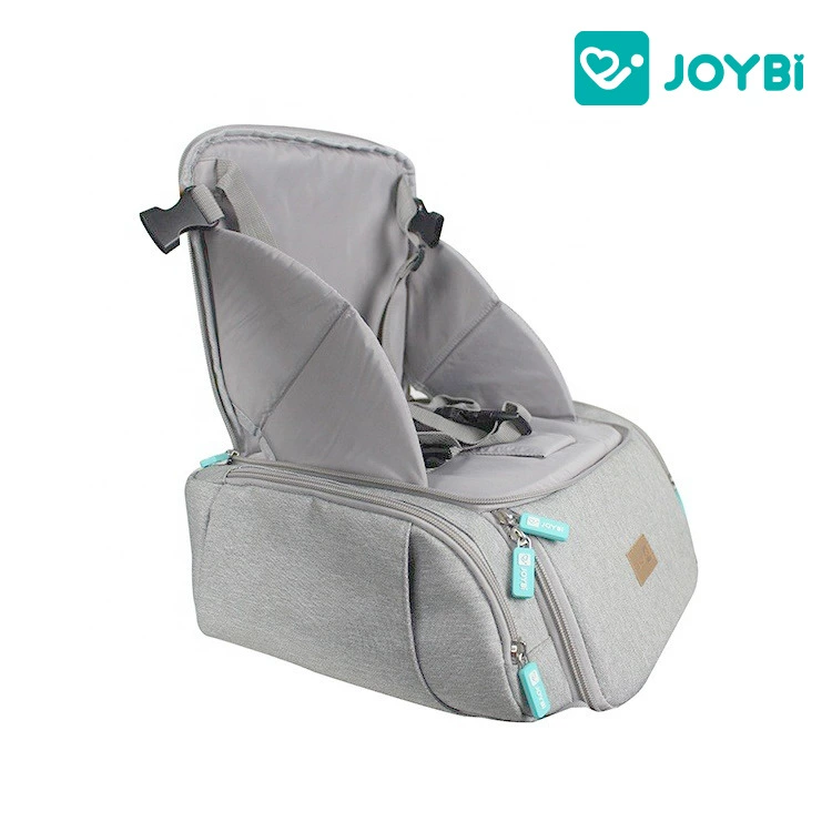 Портативная повышающая подушка для мумии 3-в-1 Многофункциональный рюкзак для подгузников детская ткань Оксфорд Большая вместительная сумка для хранения подгузников