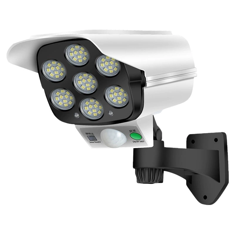 Монитор солнечная-powered, инфракрасная CCTV камера, бра для домашнего использования, светильники для беседки, anti-theft, пульт дистанционного управления