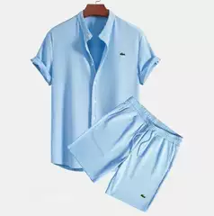 Cross-Border Summer Casual Shirts for Men, Cross-Border Creative New Ice Silk 3D Printed Men's Fashionable Casual Loose Shirts