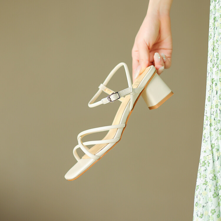 Monica | Women’s Spring Cutout Open-Toe Heel Sandal