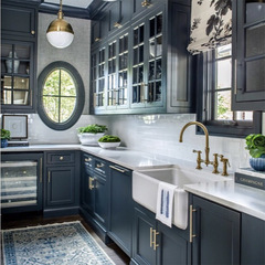 Wholesale American-style ceramic sink single undermount basin export kitchen home use built-in large pool integrated wash