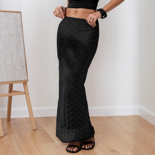 Mesh Embroidered Fashion Summer A-Line Semi-Body Length Dress with European and American Party Style, Elegance, High-end Feel, Body-Slimming and Bust-Hugging Skirt