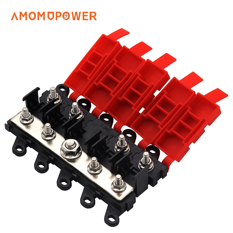 汽车电路改装配件一进四出模板化保险丝座BDFS可自由组装搭配