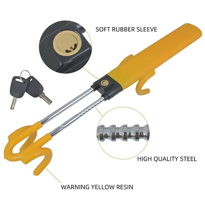lock adjustable telescopic car security – Car lock