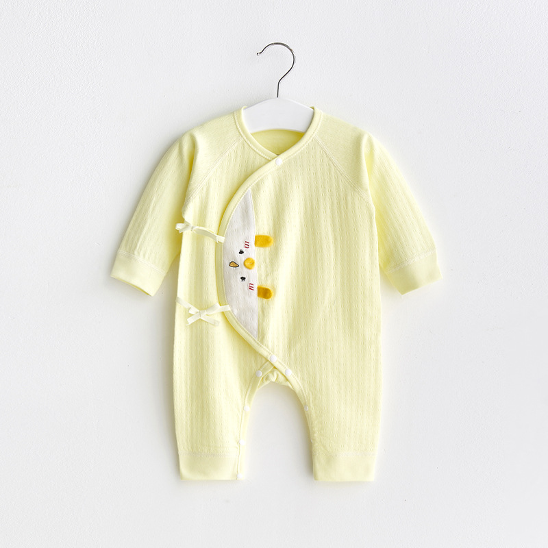 Ropa de bebé recién nacido para primavera, otoño y principios de invierno, mono de algodón puro y fino para bebés nacidos en marzo. image 10