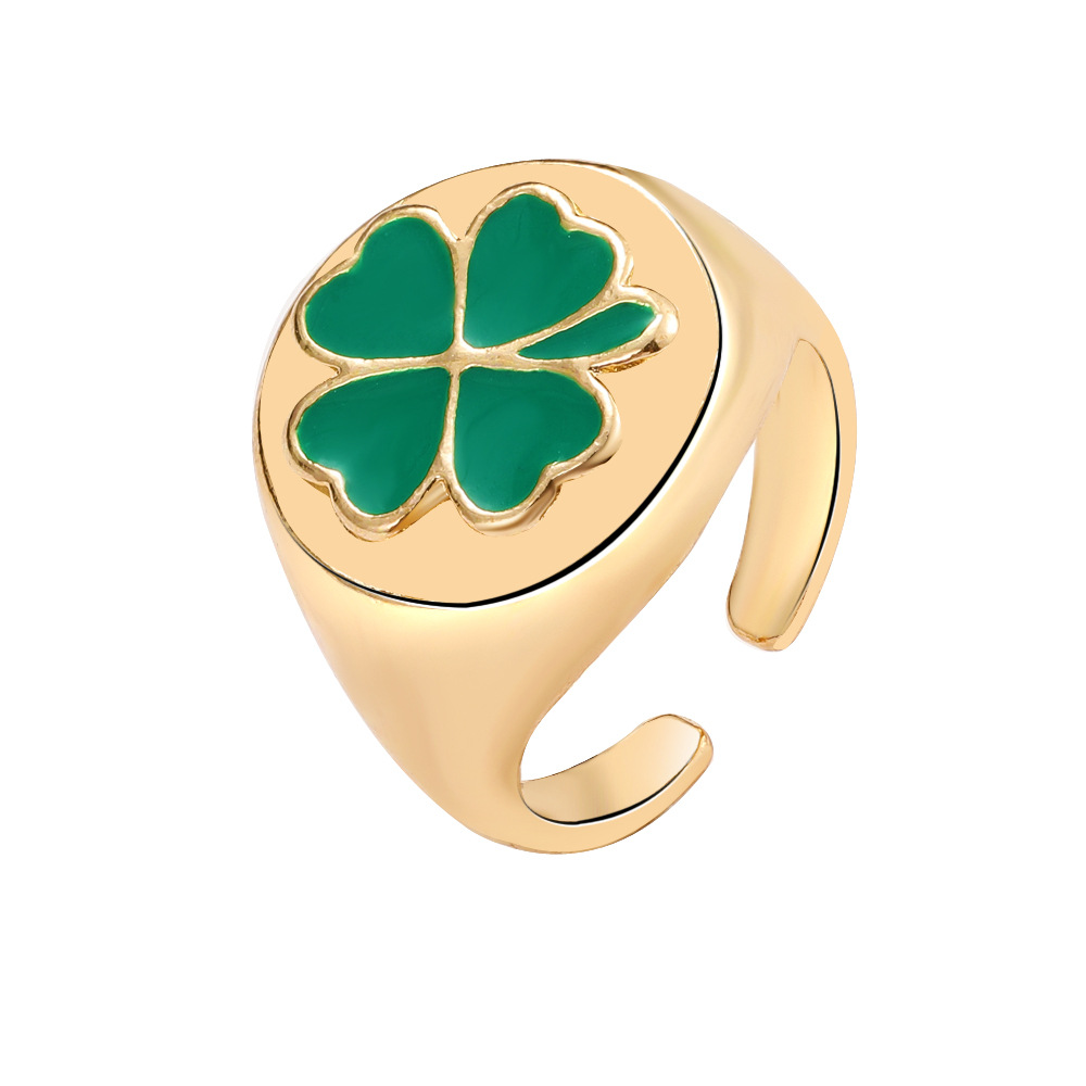 Simple Fashion Multi-layer Eart Drop Wax Color Ring Wholesale display picture 19