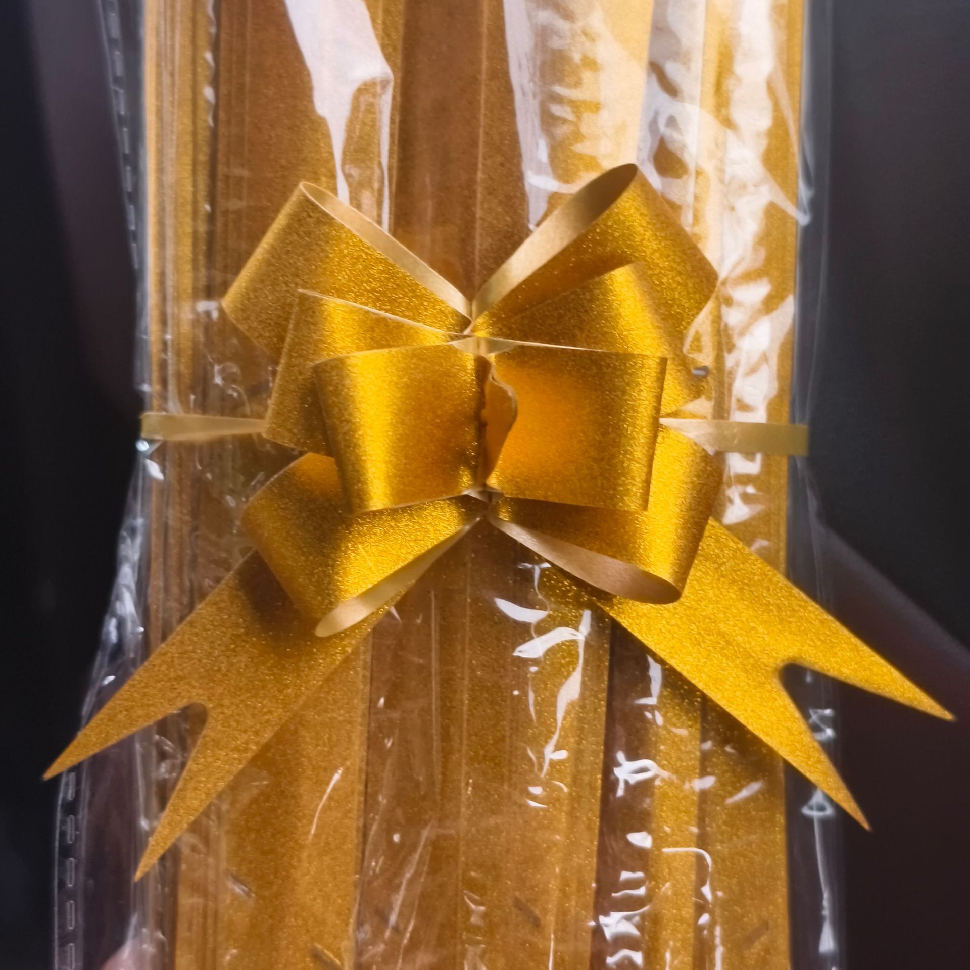 18 Película de cebolla dorada, lazo de cristal monocromático, flor de mano, regalo, caja de regalo, decoración, festival de bodas, cinta