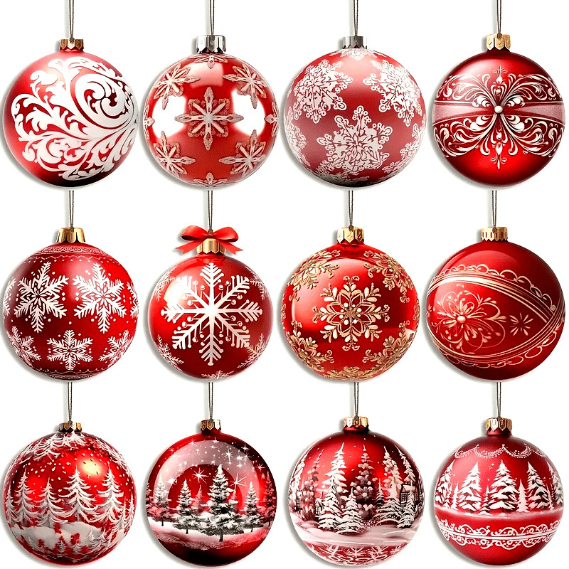 クロスボーダー手作りの赤いクリスマスオーナメントセット木製ホリデーハッピーオーナメント完璧なギフトアイデア|undefined