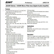 ����AD82110������Ƶ�Ŵ�������24V��Դ�²�������
