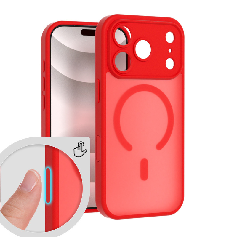 ai拍照按键适用苹果17promax肤感磁吸壳精孔2.0iphone16手机套|undefined