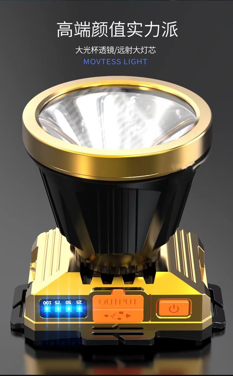 批发头戴式强光头灯