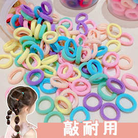 儿童橡皮筋宝宝发圈扎发小皮筋毛巾圈发弹性好儿童小揪揪头绳