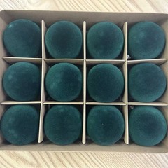 クロスボーダー植毛クリスマスボール6cm 12個セットクリスマスツリーペンダントプラスチック塗装ベルベットボール祭り装飾品