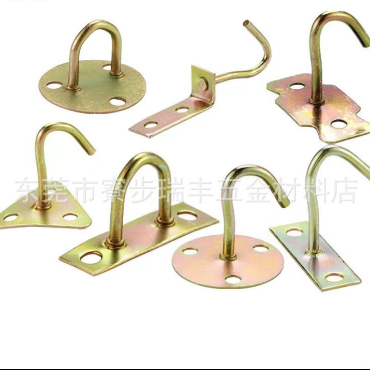 吊勾  吊扇勾  镀彩锌风扇圆勾U形勾固定钩  吊灯勾