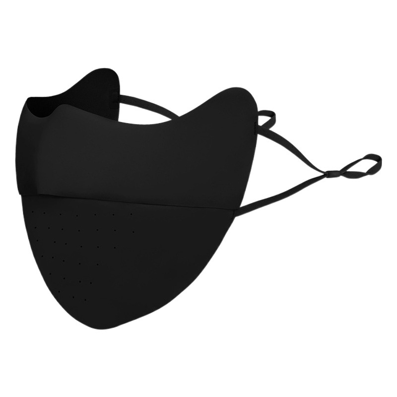 Sunscreen mask women's high-looking summer UV mask full face eye protection angle Ice Silk breathable 2024 New Thin