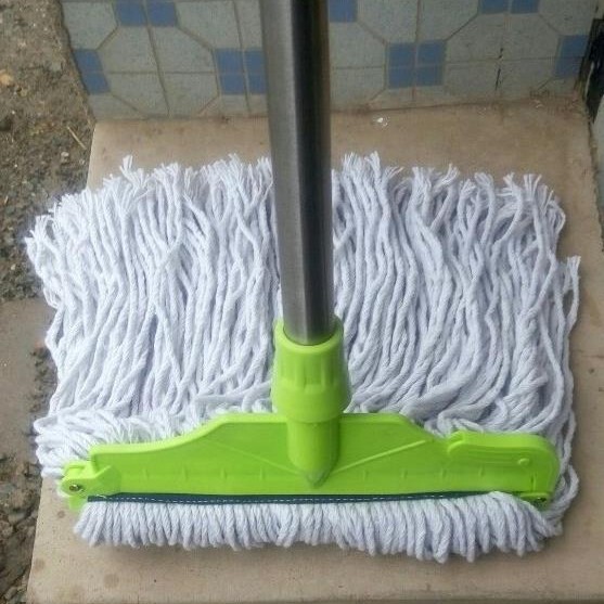 Free Shipping Stainless Steel Water Mop Mop Floor Mop Absorbent Cotton Yarn Traditional Strip Ordinary Mop Easy to Replace Mop