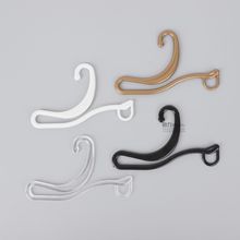 挂钩PP之形挂钩袜子塑料黑色透明塑料钩子超市服装辅料钩批发