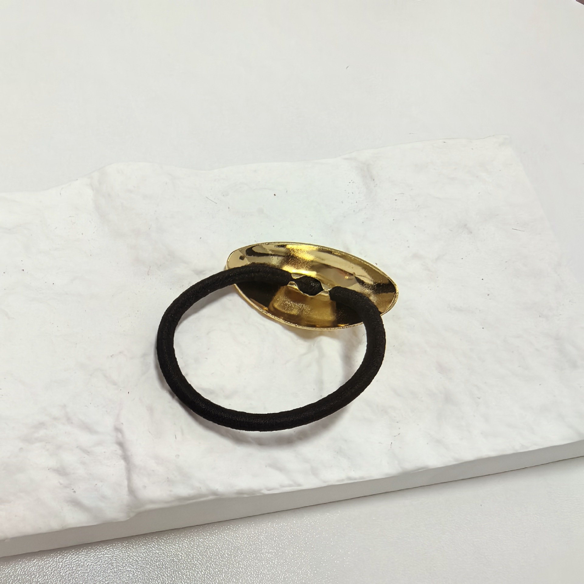 Women's Gender Simple Style Women's Oval Alloy Hair Tie