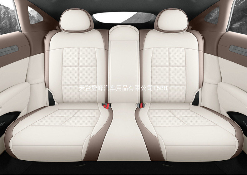 Car Seat Covers Suitable for Zhiji L6 Mg Im5, Full Surround Cushions, All-Season Full Leather Interior Accessories Seat Covers