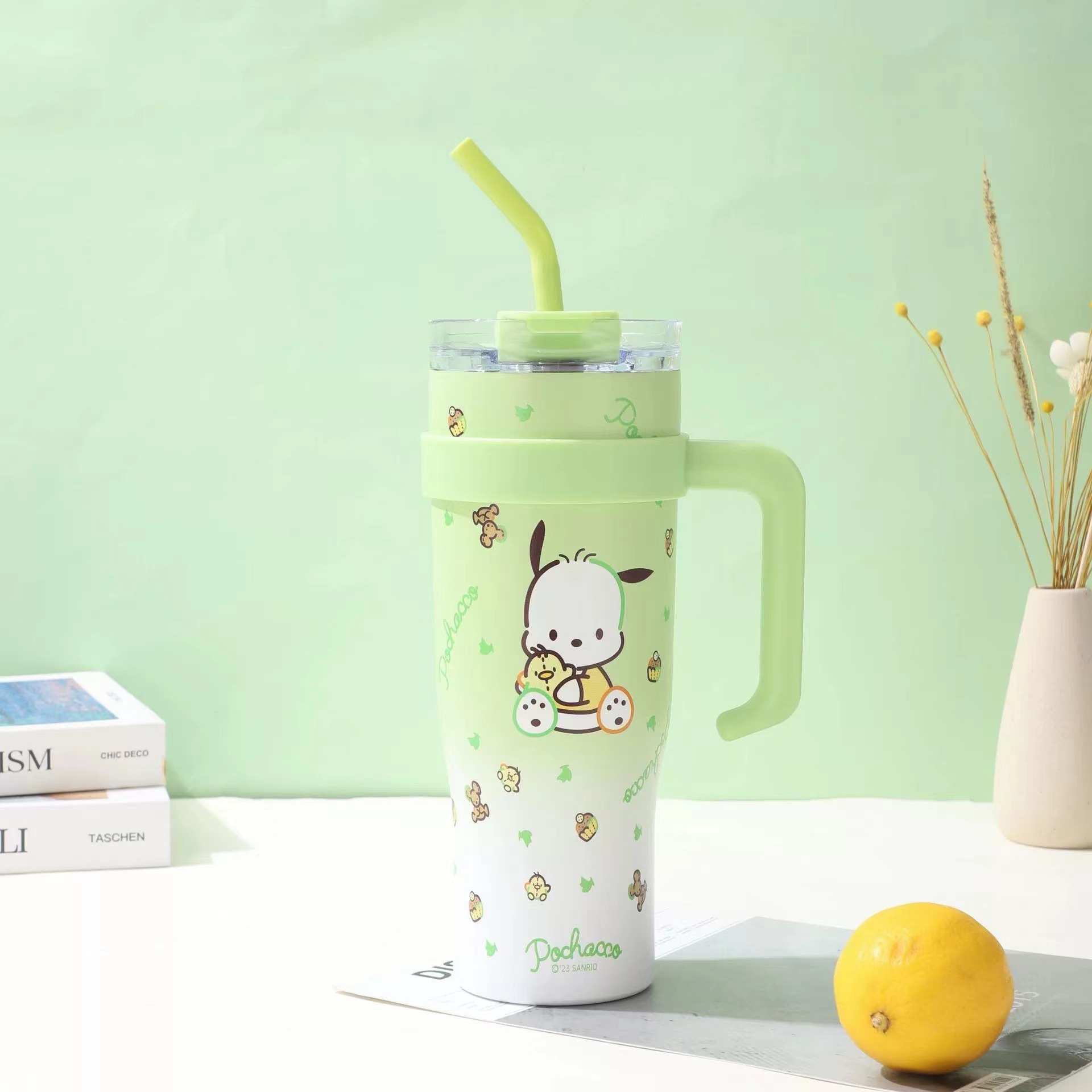 40oz transfronterizos mac mac manejo taza de automóvil 304 acero inoxidable aislamiento de automóvil taza de hielo taza de paja de alto valor facial