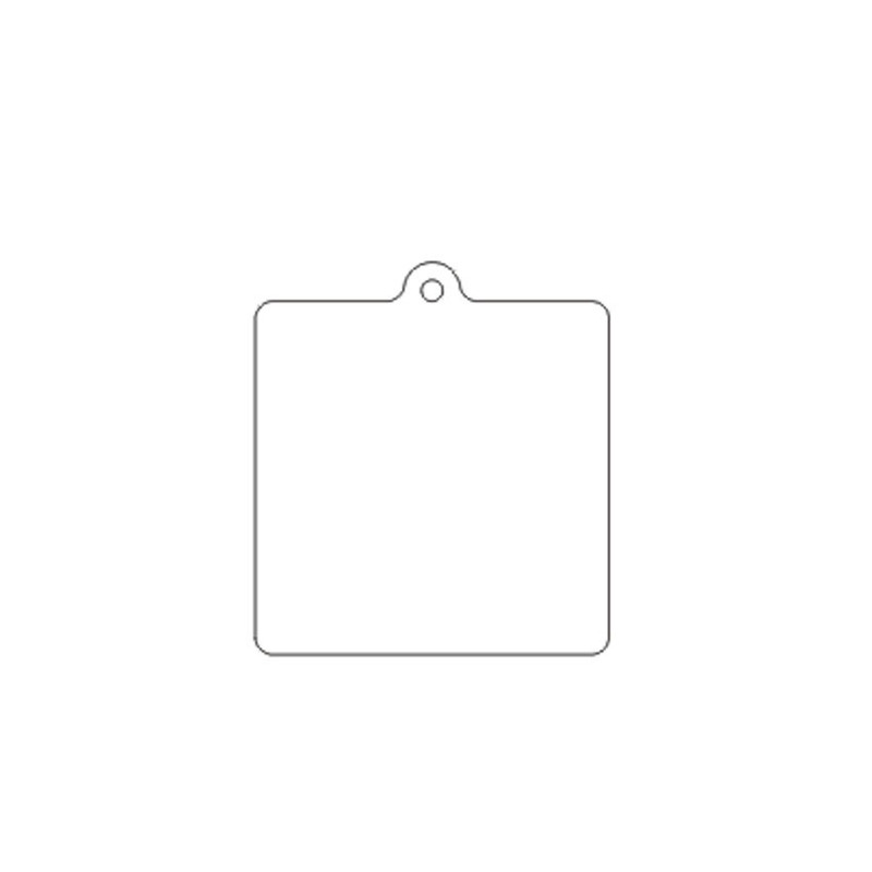 DIY亚克力透明片钥匙扣咕咔饰品装饰手工坯料 idol滴胶片咕咔搭配|undefined