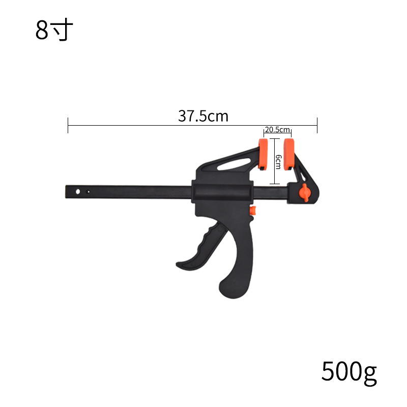 Fijador de abrazadera de carpintería tipo f, abrazadera de placa de fijación rápida de ángulo recto, abrazadera de placa de fijación fuerte, abrazadera de tipo f, abrazadera de tipo g