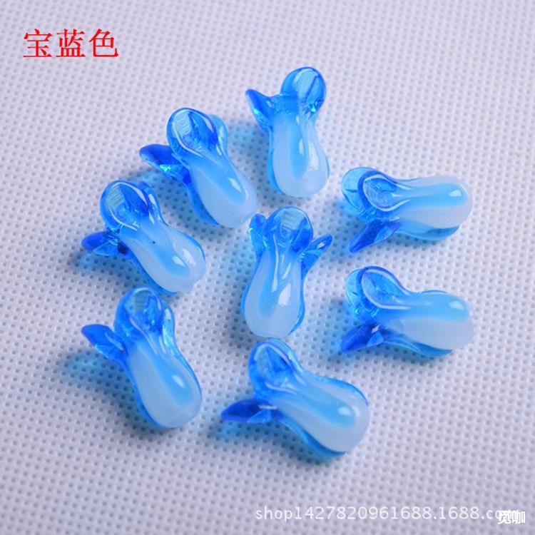 水晶珠帘散珠 DIY门帘配件批发 白菜珠 水晶散珠厂家直销