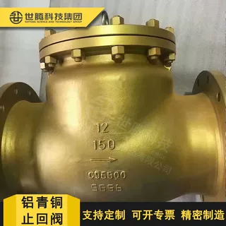 C95800镍铝青铜法兰止回阀美标日标耐腐蚀