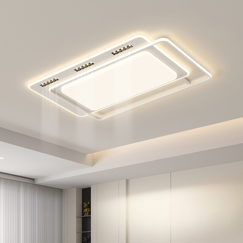 [Selección estricta] lámpara principal de viento de crema moderna y simple paquete de lámparas atmosféricas de toda la casa 2025 nueva lámpara de techo del dormitorio