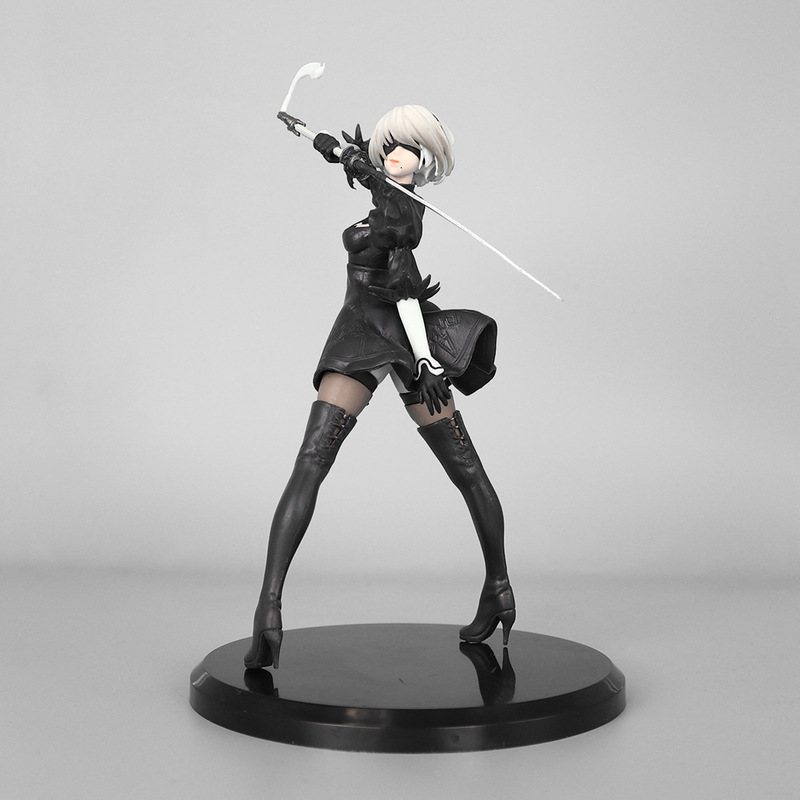 クロスボーダー爆品ゲームアニメのフィギュアニール機械紀元2B小姉ニール車の置物模型|undefined