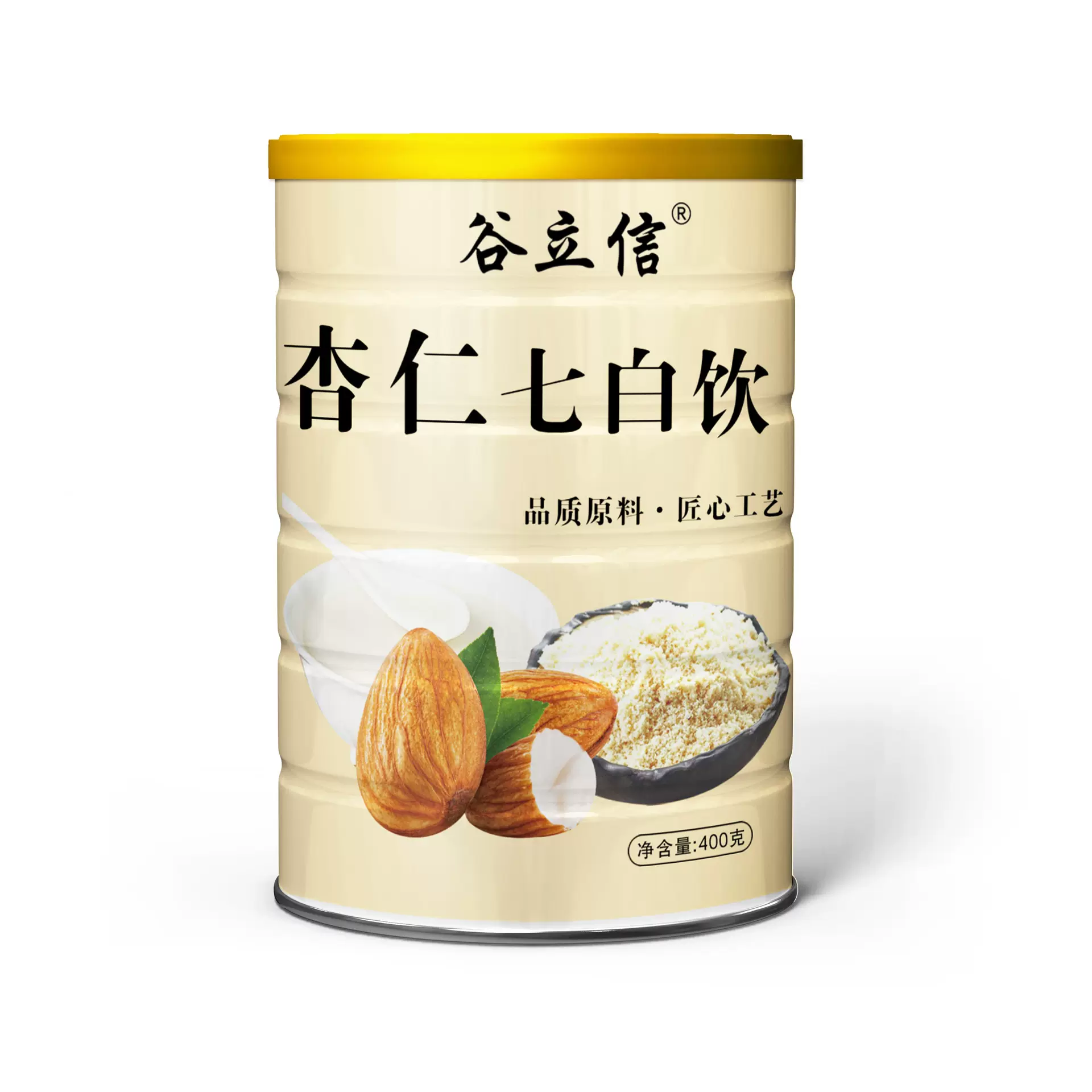 杏仁七白饮批发罐装营养奶昔早餐代餐粉即食杏仁粉