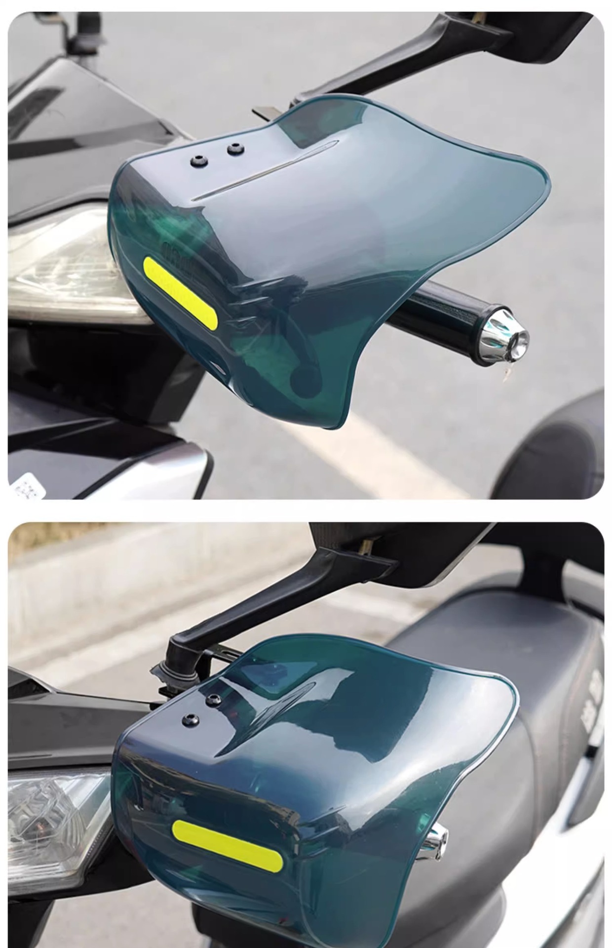 Motorcycle Handlebar Cover, Universal Sunshade and Wind Shield, Four-Season Windproof, Sunproof, Rainproof, Electric Vehicle Windproof Hand Guard Cover Wholesale