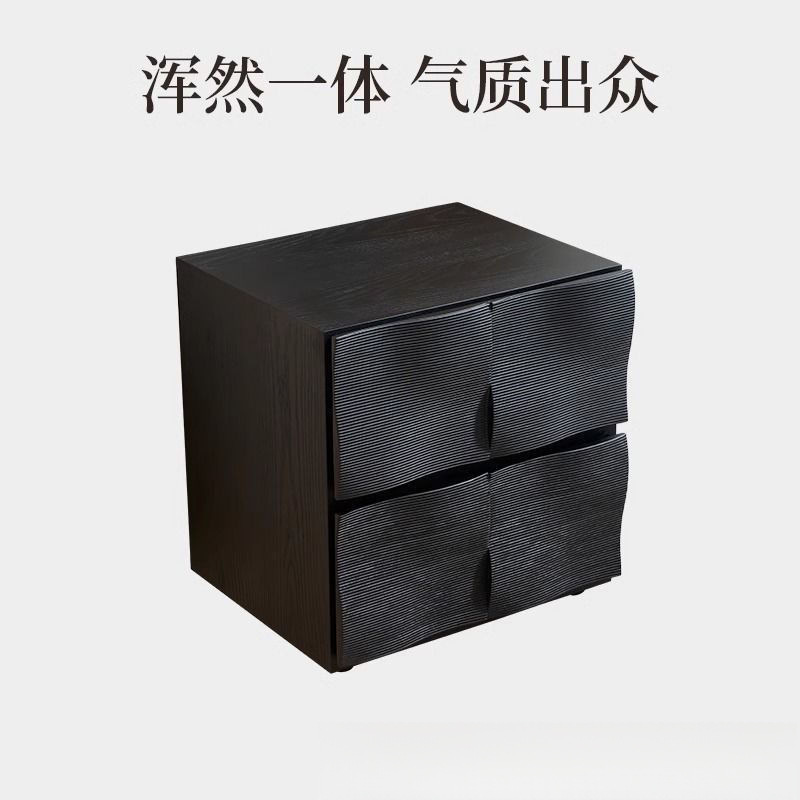 新款主卧实木斗柜涟漪柜用餐边柜现代电视柜简约客厅沙发模块|undefined