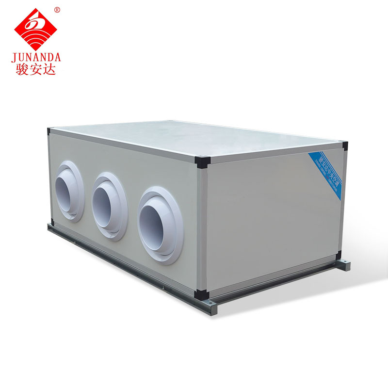 多重过滤换热制冷送风空调设备10000风量4排三球形吊顶射流风柜
