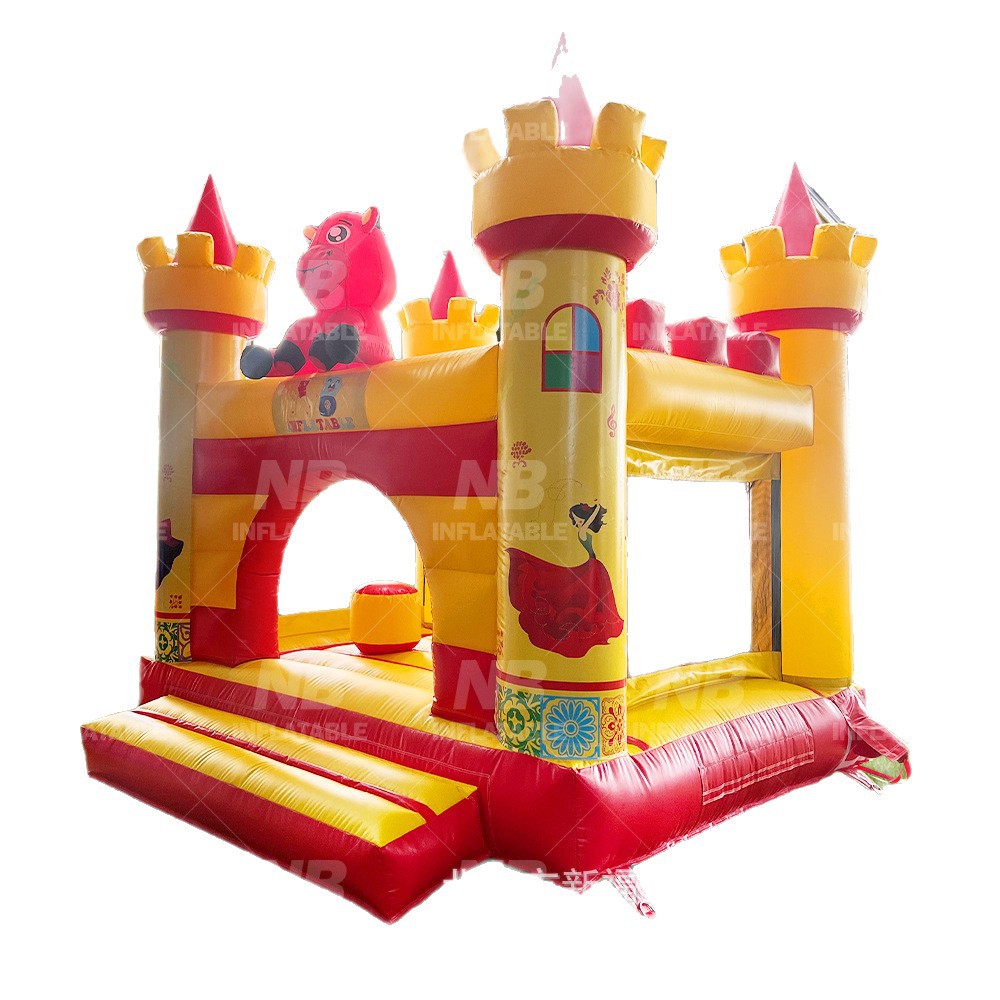 Casa de castillo inflable PVC trampolín infantil pequeño salto rebote comerciante usuario fuera de equipos de parque infantil instalaciones