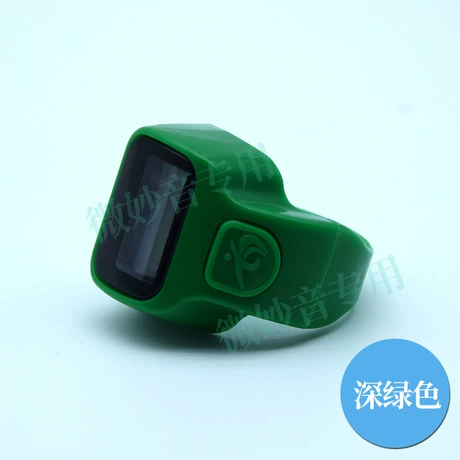 Máy đếm mini dạng nhẫn đeo ngón tay, bấm tay, chạy pin, hiển thị số