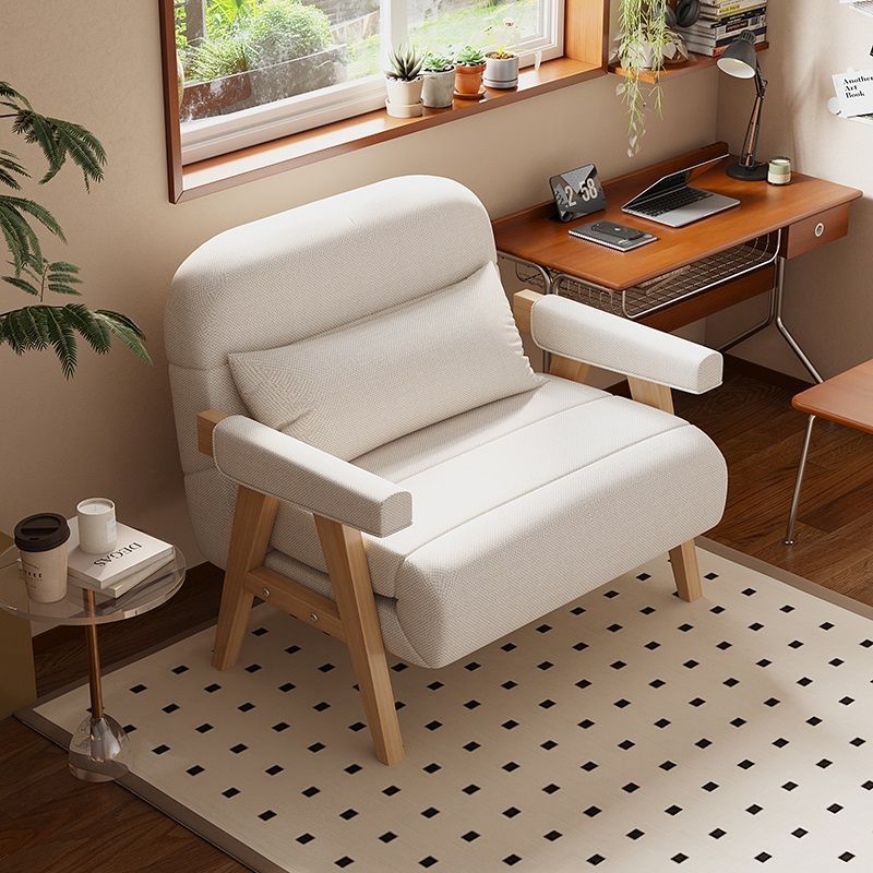 Sofá cama plegable de madera para dormir y acostarse en la sala de estar doméstica sofá doble sofá cama plegable retráctil