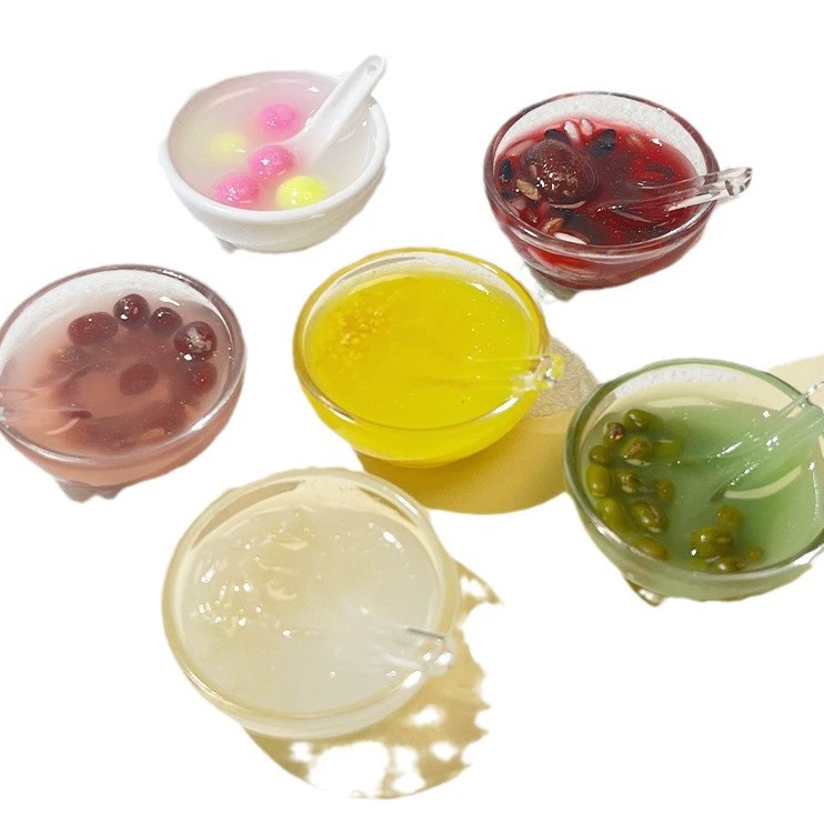 Realistic creative dessert food play, accessory, keychain, DIY