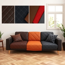 床头软包换皮翻新靠背榻榻米老式改造自带海绵刺绣pu皮革复古人造