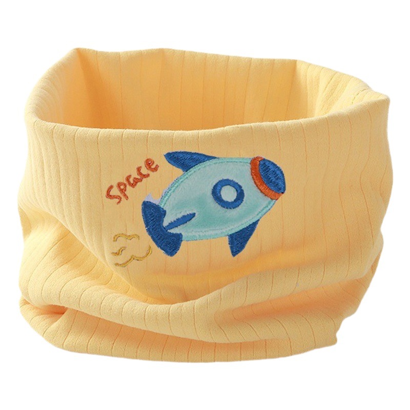 Children's Neck Warmer Autumn and Winter Fleece-Lined Warm A-Class Scarf Thickened Windproof Neck Gaiter Multifunctional Hat Neck Protector Cartoon